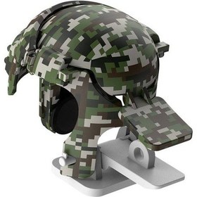 Resim Baseus GA03 Level 3 Helmet Kamuflaj PUBG Oyun Aparatı Gri 