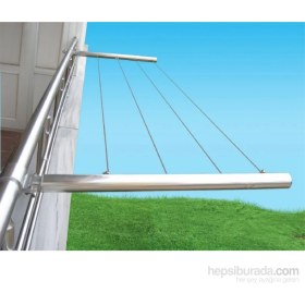 Resim Arçe Küpeçte Balkon Alimünyum Askılık 