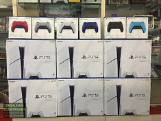 Resim Playstation 5 slim çift kollu cd'li model sıfır ürün 