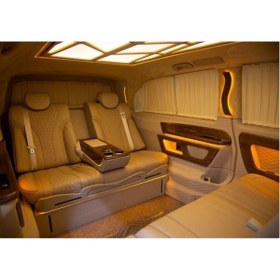 Resim MOPS Mercedes Vito Vip Katlamalı Tüm Modellere Uygun Raylı Oto Perde Kalın Kumaş 
