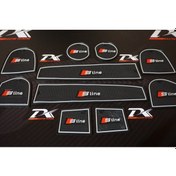 Resim Audi Q5 S Line 2009-2015 Araç Içi Silikon Kaymaz Ped Kaplama Seti 