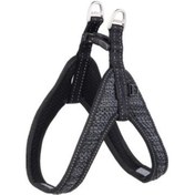 Resim Rogz Utility Fast Fit Tuig S Zwart Göğüs Tasması Siyah 