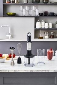 Resim Karaca Inox Quick Mix Hız Ayarlı 1300W El Blender Set - 9635B 