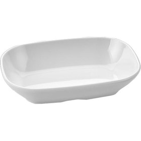 Resim Square Melamin Kayık Tabağı 6 Parça 14 Cm 