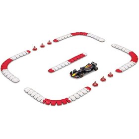 Resim 1/41 Die-cast Red Bull Racing Uzaktan Kumandalı Araba Ve Pist Set Renkli 