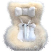 Resim Labubu Pamuk Oyuncak Tabanı Oyuncak Aksesuarları Kanepe Koltuk Beige 