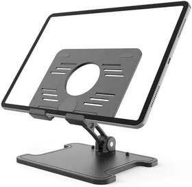 Resim Orret Home Katlanabilir Plastik Tablet Tutucu, Masa Üstü Tablet Standı, Ayarlanabilir Açı ve Yükseklik Özellikleriyle, Taşınabilir ve Hafif, Her Boyutta Tablet İçin Uygun 