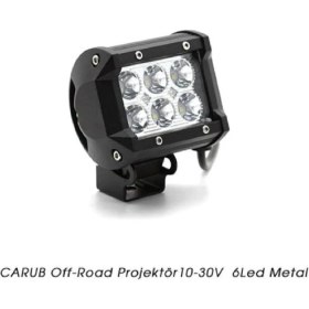 Resim Ahmet Otomotiv Off-Road PROJEKTÖR10-30V 6led Metal 
