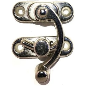 Resim Yay Gözü, Ahşap Kutu Klipsi - Küçük 28x33 Mm, Nikel 1 Adet 