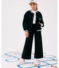 Resim Defacto Kız Çocuk Okula Dönüş Slogan Baskılı Bisiklet Yaka Kalın Sweatshirt Kumaşı Hırka F2194a825aubk81 Siyah 