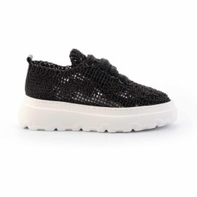 Resim Bambi Siyah Kadın Sneaker K01459301816 