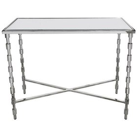 Resim Aynali Metal Ayaklı Konsol 98x41x84 Cm 