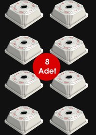 Resim jbox 8 Adet Kamera Montaj Buatı Ve Alt Kapağı 