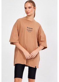 Resim Alexandergardı Baskılı Oversize T-shirt Un-0046 01 001 