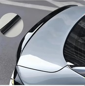 Resim Globalbloom 1 Adet Evrensel Pvc Arka Spoiler Siyah Polipropilen Malzeme Hava Akışı Ve Stabilite 