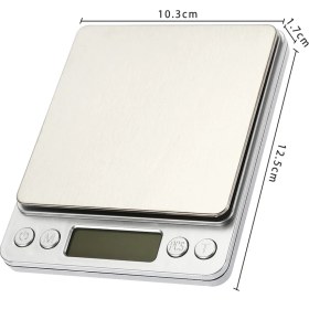 Resim Hodbehod Hassas Elektronik Dijital Göstergeli Taşınabilir Cep Terazi Tartı 