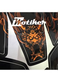 Resim Bajaj N250 Dragon Armor Ejder Zırhı Tasarımı Sticker Etiket Kaplama Modeli 