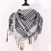 Resim 1 adet/2 adet Orta Doğu Müslüman Başörtüsü Eşarp - Nefes Alabilen Çizgili Desen, Unisex Moda Çok Yönlü Boyunluk Erkekler ve Kadınlar için, Makinede Yıkanabilir, Günlük Hafta Sonu Giyimi, Şık Başlık, Zarif Aksesuar, Yumuşak Doku, Siyah Beyaz Damalı Eşarp, Siyah Beyaz Eşarp, Kadınlar için Eşarp, Kadınlar için Şık Eşarp, Kadınlar için Şallar ve Bezler, Kadınlar için Şallar, Kadınlar için Zarif Eşarp, Kadınlar için Şık Eşarp, Kadınlar için Kışlık Eşarp, Kadınlar için Hijab Eşarp, Kadın Eşarp 