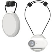 Resim Insta360 İçin 3 Puluz Manyetik Kolye Tutucu Hızlı Bırakma Boyun Kayışı Beyaz 