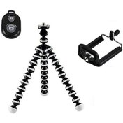 Resim Xindoker Taşınabilir Mini Ahtapot Tripod - Esnek Bacaklı, Telefon Ve Kamera Tutuculu, Uzaktan Kumandalı 