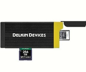 Resim Delkin Devices CFexpress Type A & UHS-II SDXC Hafıza Kartı Okuyucu 