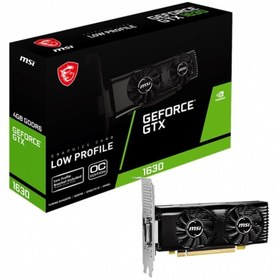 Resim MSI Vga Geforce Gtx 1630 4gt Lp Oc Gtx1630 4gb Gddr6 64b Dx12 Pcıe 3.0 X16 (1xdvı 1xhdmı 1xdp) 