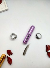 Resim CUPPERA Mini Seyahat Parfüm Dolumlu Atomizer, Taşınabilir Parfüm Sprey Şişesi 5 ML (MOR) 