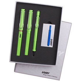 Resim Lamy Safari 3'lü Kalem Seti Drv Şeffaf K Yeşil 