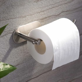 Resim Delta Home Paslanmaz Çelik Tuvalet Kağıtlığı Aparatı Yapışkanlı Sistem 