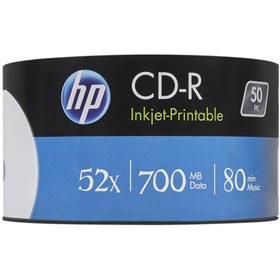 Resim HP CD-R Inkjet-Printable 52x 700MB 50 Pack 