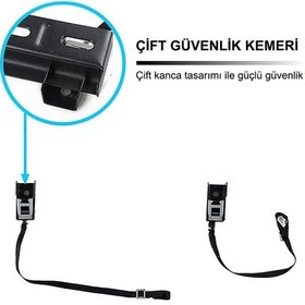 Resim Master X 32-80 inc Güvenlik Kemerli Lcd-Led Tv Duvar Askı Aparatı 