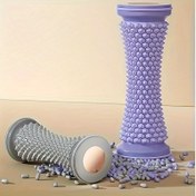 Resim Kolay Yönlendirme Plantar Destek Tekerleği - Kas İyileşmesi ve Ayak Kemer Rahatlığı için Ayak Masaj Aleti, Evde Yoga & Esneme Rutinleri için PVC Fitness Rulosu 