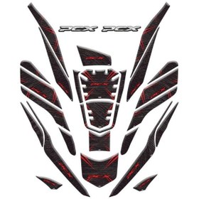 Resim Genel Markalar HONDA PCX 2021 - 2024 UYUMLU TANK PAD SET 