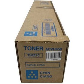 Resim konica Minolta Tn-227C Cyan Uyumlu Mavi Fotokopi Makinası Toneri Bizhup C257İ 24.000 Sayfa Kapasiteli 