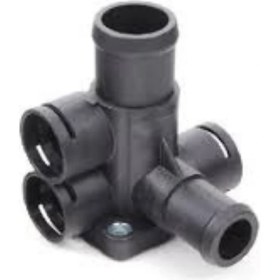 Resim Metpart Su Flanşı - 037121132B Metpart - Volkswagen Golf3 1.6 1.8 2.0 92 ve Sonrası Uyumlu 