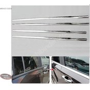 Resim Mazda 3 Sedan 2010 - 2014 Cam Çıtası 4 Parça P.Çelik Krom 