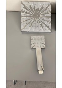 Resim Sam Banyo Güneş El Duşlu Tepe Duş Seti Krom 