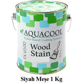 Resim Aquacool Su Bazlı Dış Mekan Verniği Siyah Meşe 1 Kg 