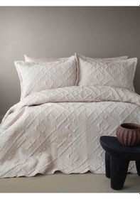 Resim Bedline Tek Yatak Örtüsü Çift Kişilik Zen Bej 230x240 Cm 
