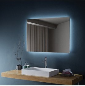 Resim 80x60 Ledli Ayna Banyo Aynası Işıklı Ayna 