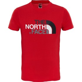 Resim The North Face Y Ss Easy Tee Çocuk Tişörtü T0a3p7hcl Kırmızı 