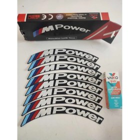 Resim Motosiklet Lastik Yazısı Mpower 