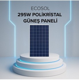 Resim Ecosol 295w Polikristal Güneş Paneli 