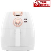 Resim St Morritz Beyaz Aircook Yağsız Kızartma Sıcak Hava Fritöz - Airfryer Sc300 5 Lt 1650 Watt 