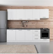Resim Minar 280 Cm Mutfak Dolabı Beyaz 280-B5 Beyaz 