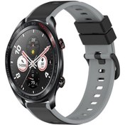 Resim Honor Watch Dream 22mm İki Renkli Silikon Saat Kordonu 