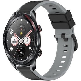 Resim Honor Watch Dream 22mm İki Renkli Silikon Saat Kordonu 