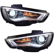 Resim Audi A3 2013-2016 Uyumlu S3 Görünüm Led Far 