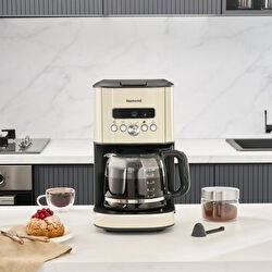 Resim Vintage Coffeebreak 5027H Filtre Kahve Makinesi Krem Homend