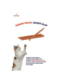 Resim 3 Adet Yüksek Proteinli Ve Gerçek Etli Stick Kedi Ödülü Tavuklu 9 5 Gr 